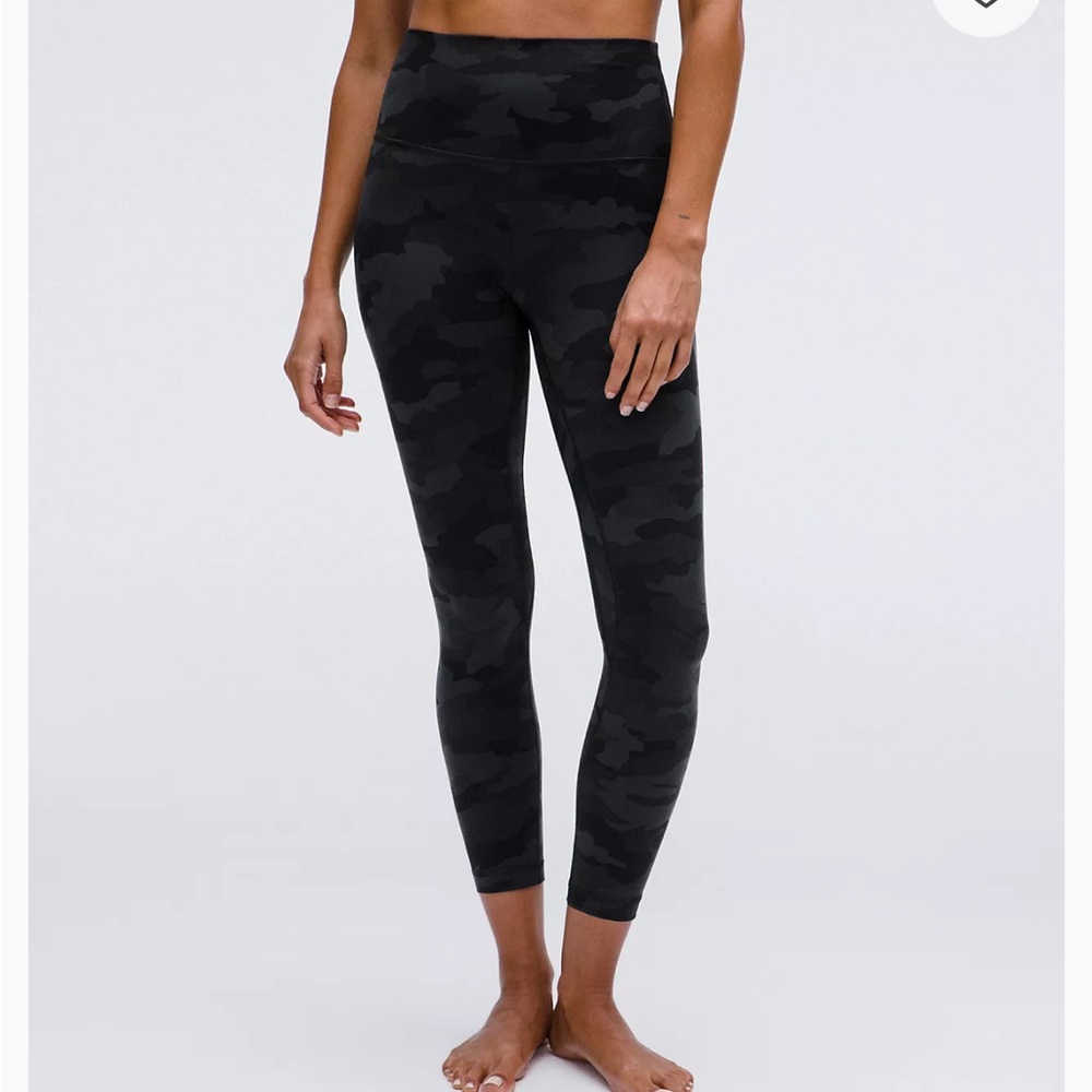 lululemon athletica Black Camo Leggings